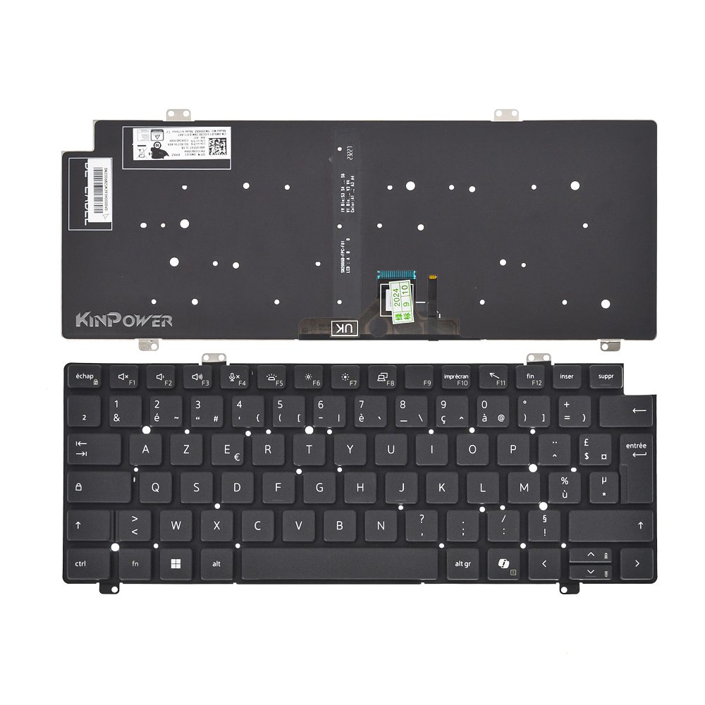 Clavier Azerty Français Pour Dell Latitude 7420 7430 7520 7530 Rétro-éclairage