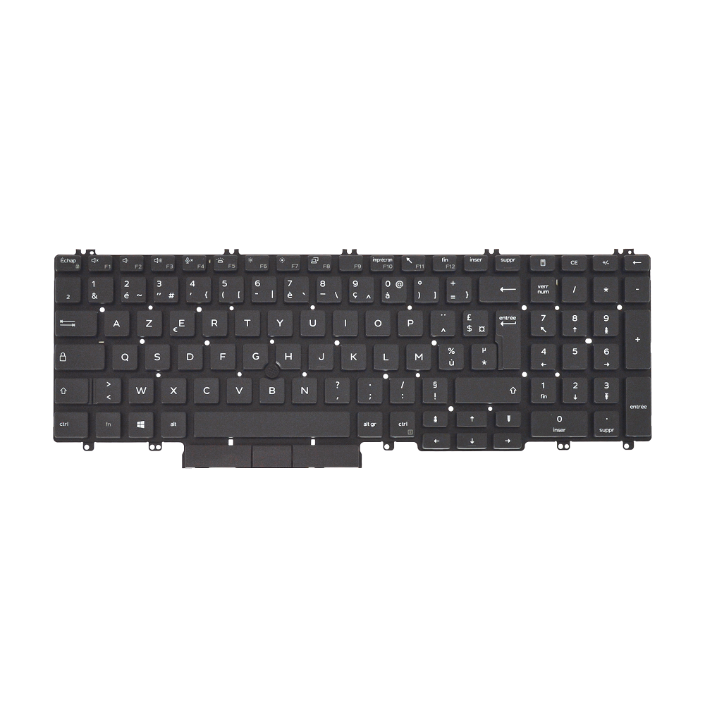 Clavier Azerty Français Pour Dell Précision 7530 Rétro-éclairage