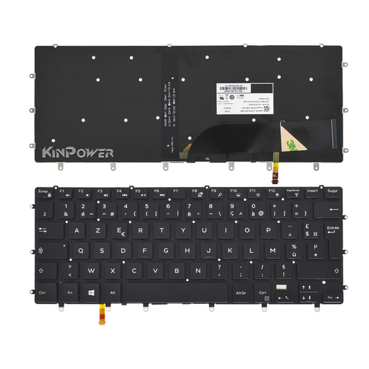 Clavier Azerty Français Pour Dell XPS 15 9570 9575 9580 Rétro-éclairage