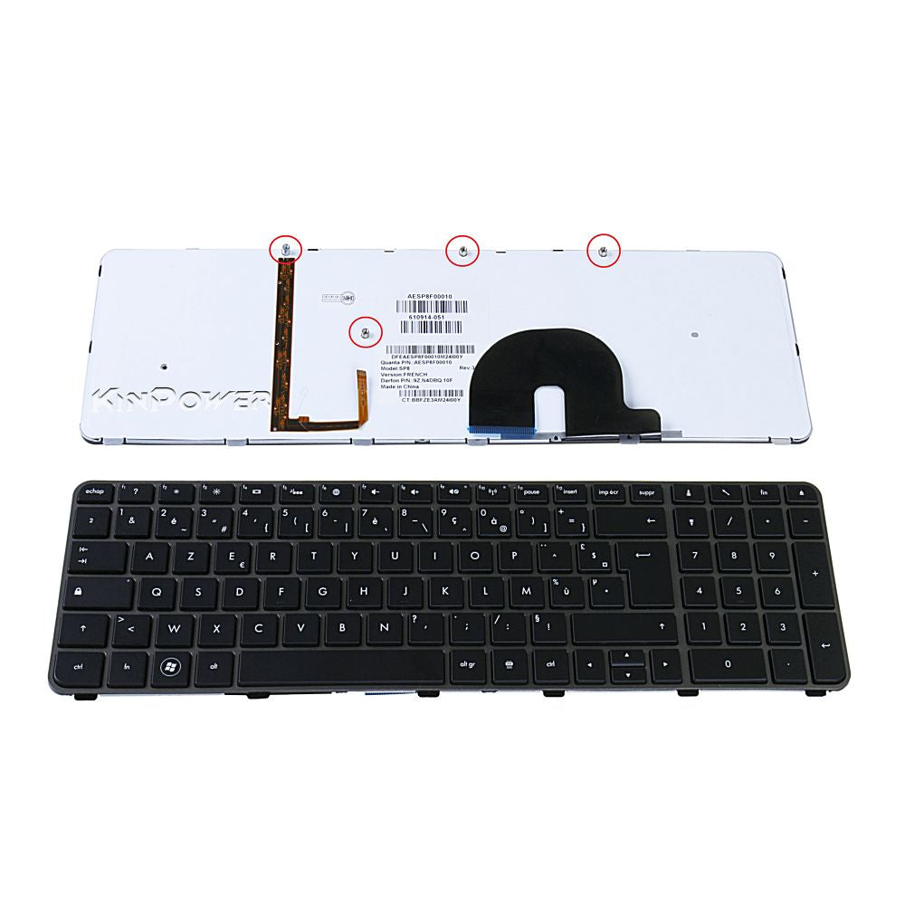 Clavier Azerty Français Pour HP Envy 17-1000 17-2000 17-2xxx