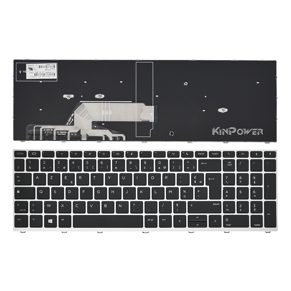 Clavier Azerty Français Pour HP Probook 655 G4 655 G5 Sans Rétroéclairage