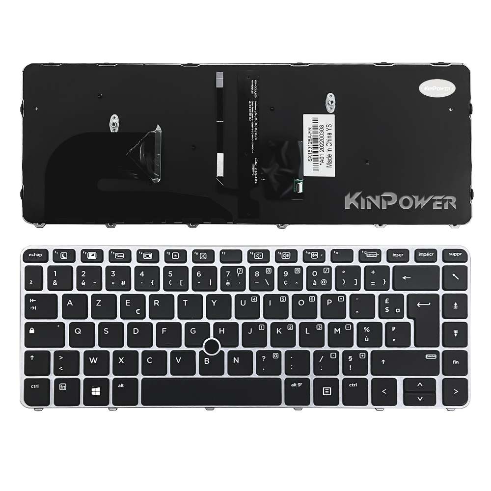 Clavier Azerty Français Pour HP EliteBook 745 G3 745 G4 Rétroéclairage
