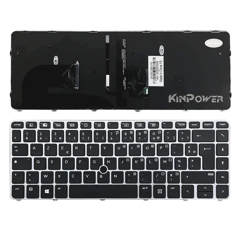 Clavier Azerty Français Pour HP EliteBook 740 G3 740 G4 Rétroéclairage