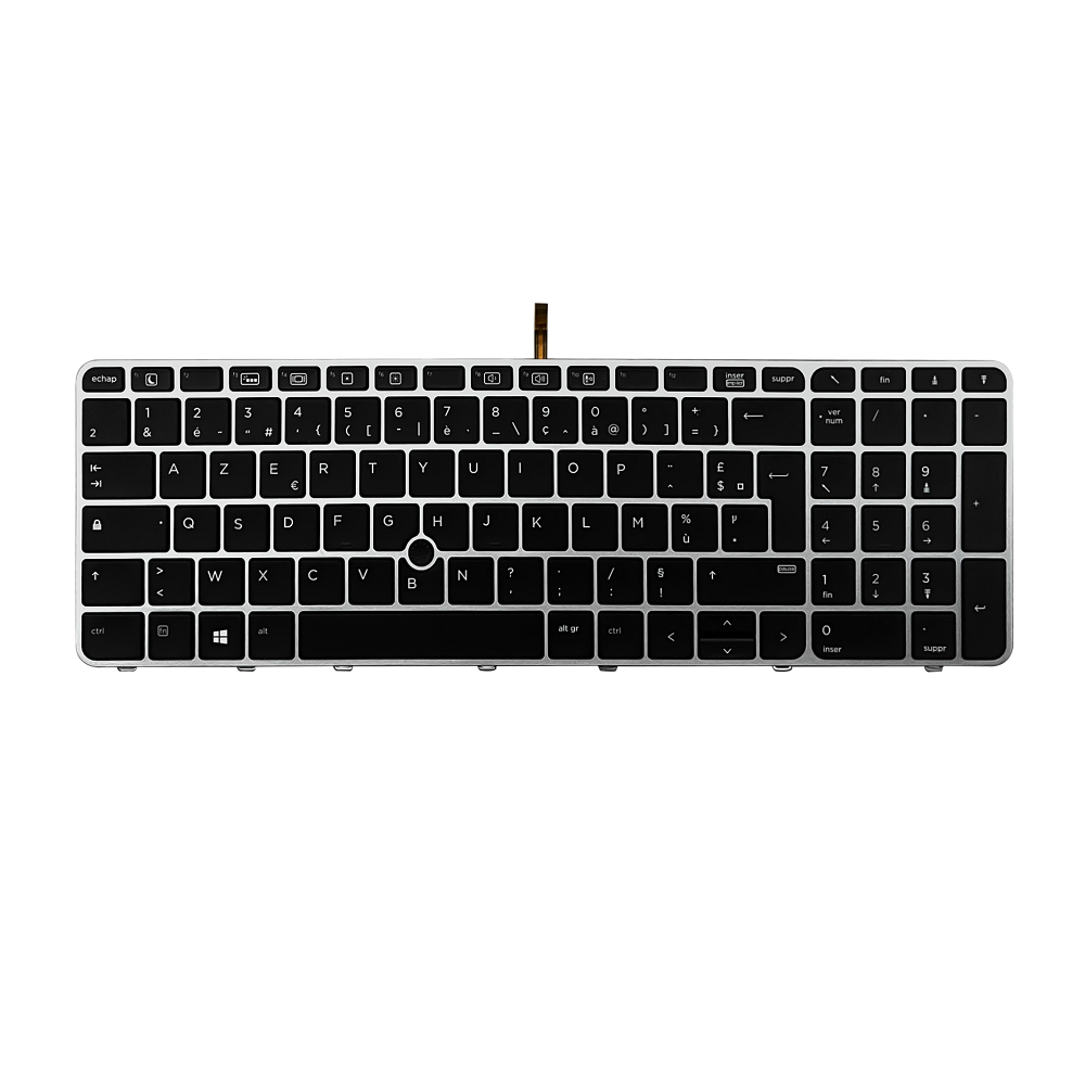 Clavier Azerty Français Pour HP EliteBook 850 G3 850 G4 avec Frame