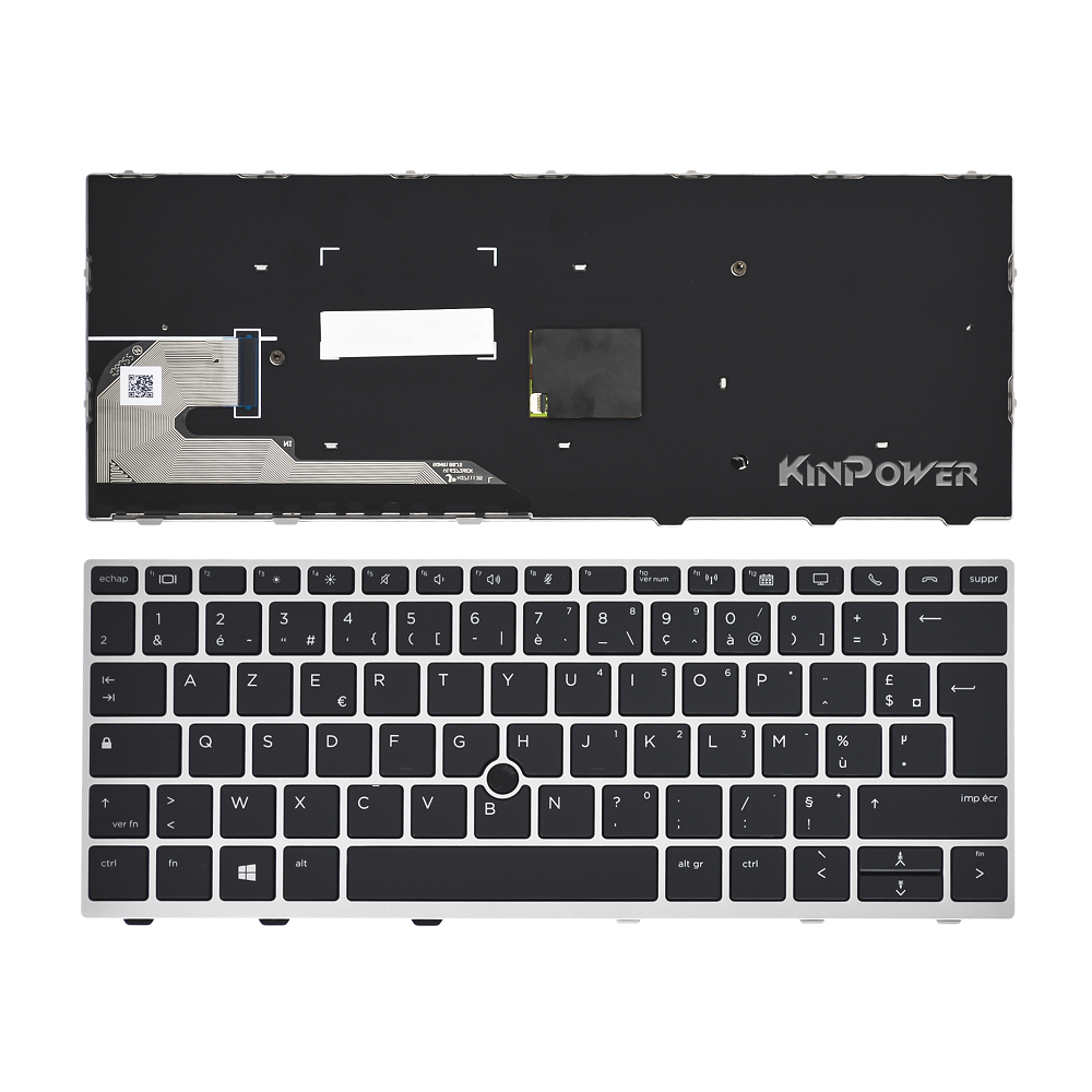 Clavier Azerty Français Pour HP EliteBook 730 G5 730 G6 Sans Rétroéclairage