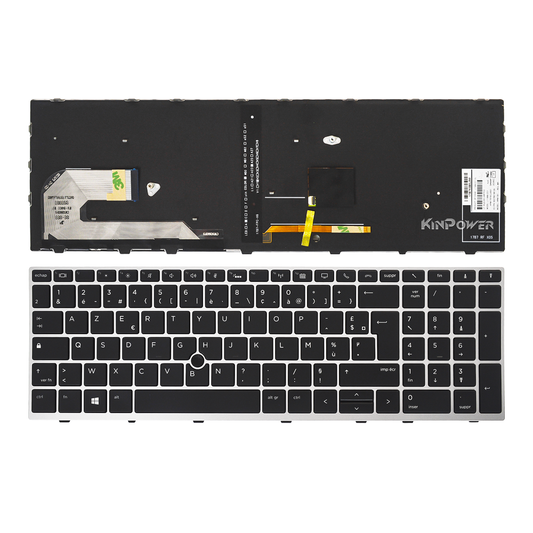 Clavier Azerty Français Pour HP Elitebook 850 G5 850 G6 Rétroéclairage