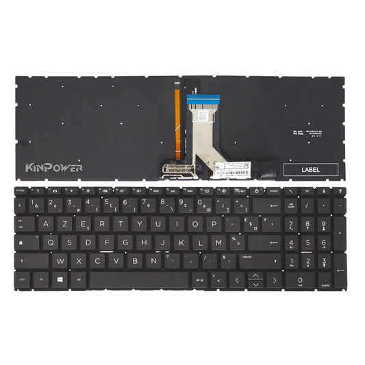 Clavier Azerty Français Pour HP 17-CN 17-CP Rétroéclairage