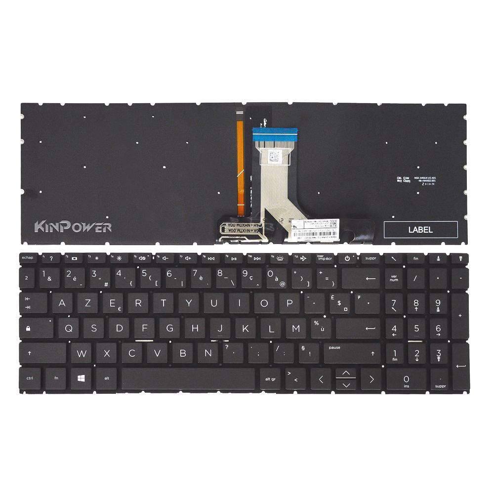 Clavier Azerty Français Pour HP 15-EH 15-EG Rétroéclairage