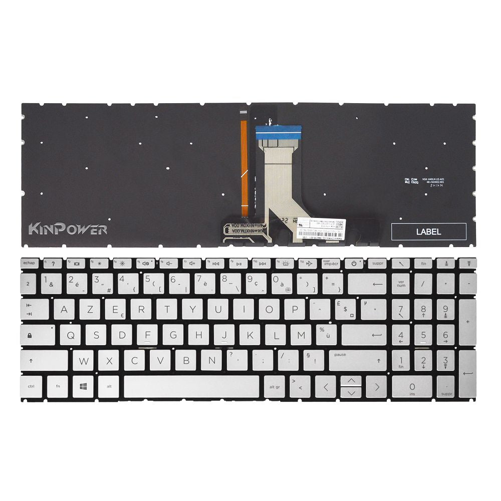 Clavier Azerty Français Pour HP 15-EH 15-EG Rétroéclairage