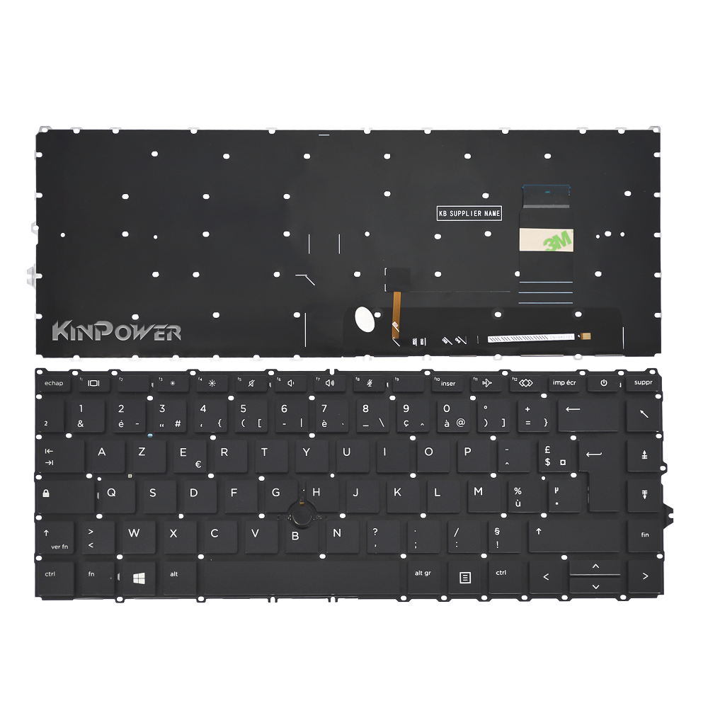 Clavier Azerty Français Pour HP EliteBook 840 G7 840 G8 Sans Rétro-éclairage