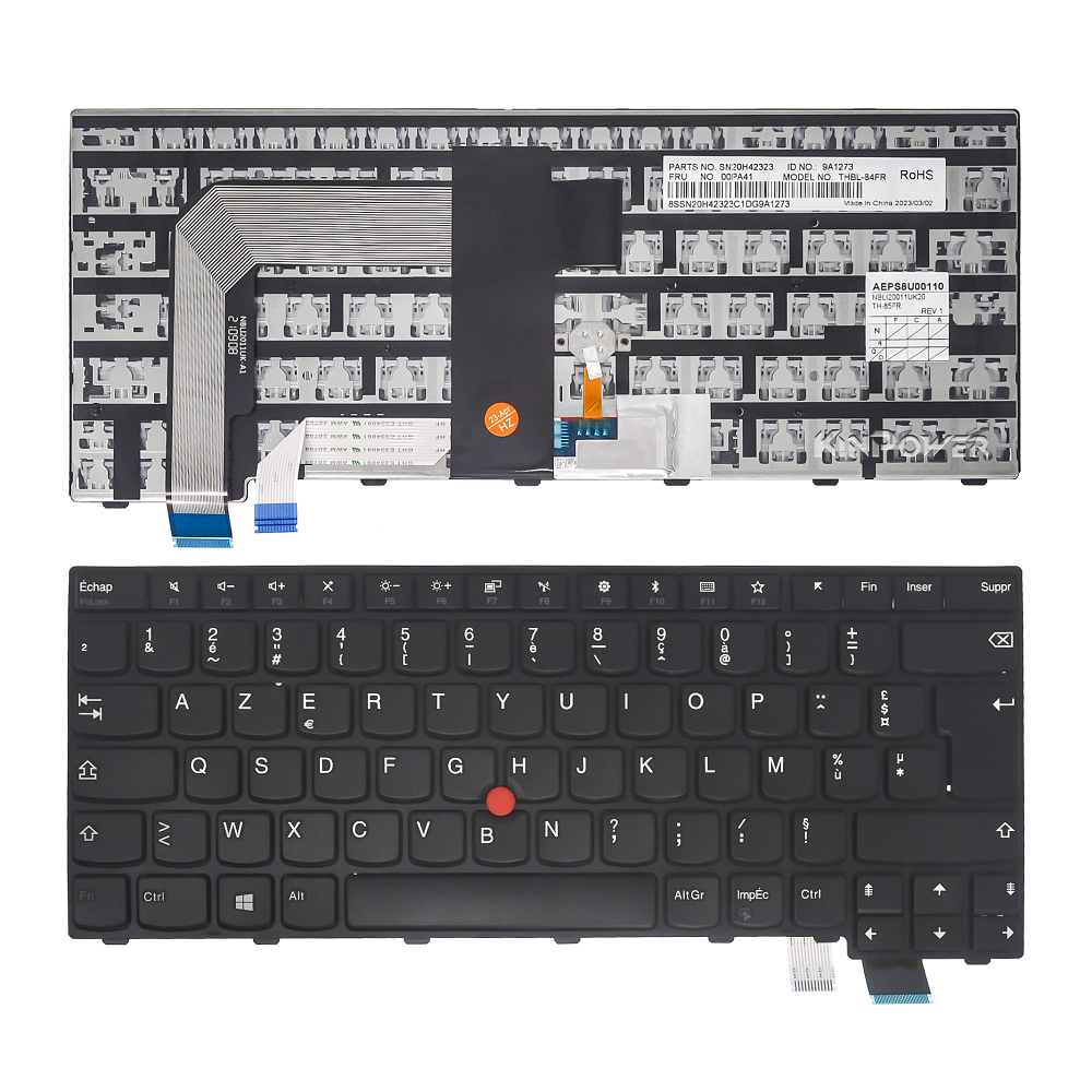 Clavier Azerty Français Pour Lenovo IBM Thinkpad T Series T460S T470S T460P T470P