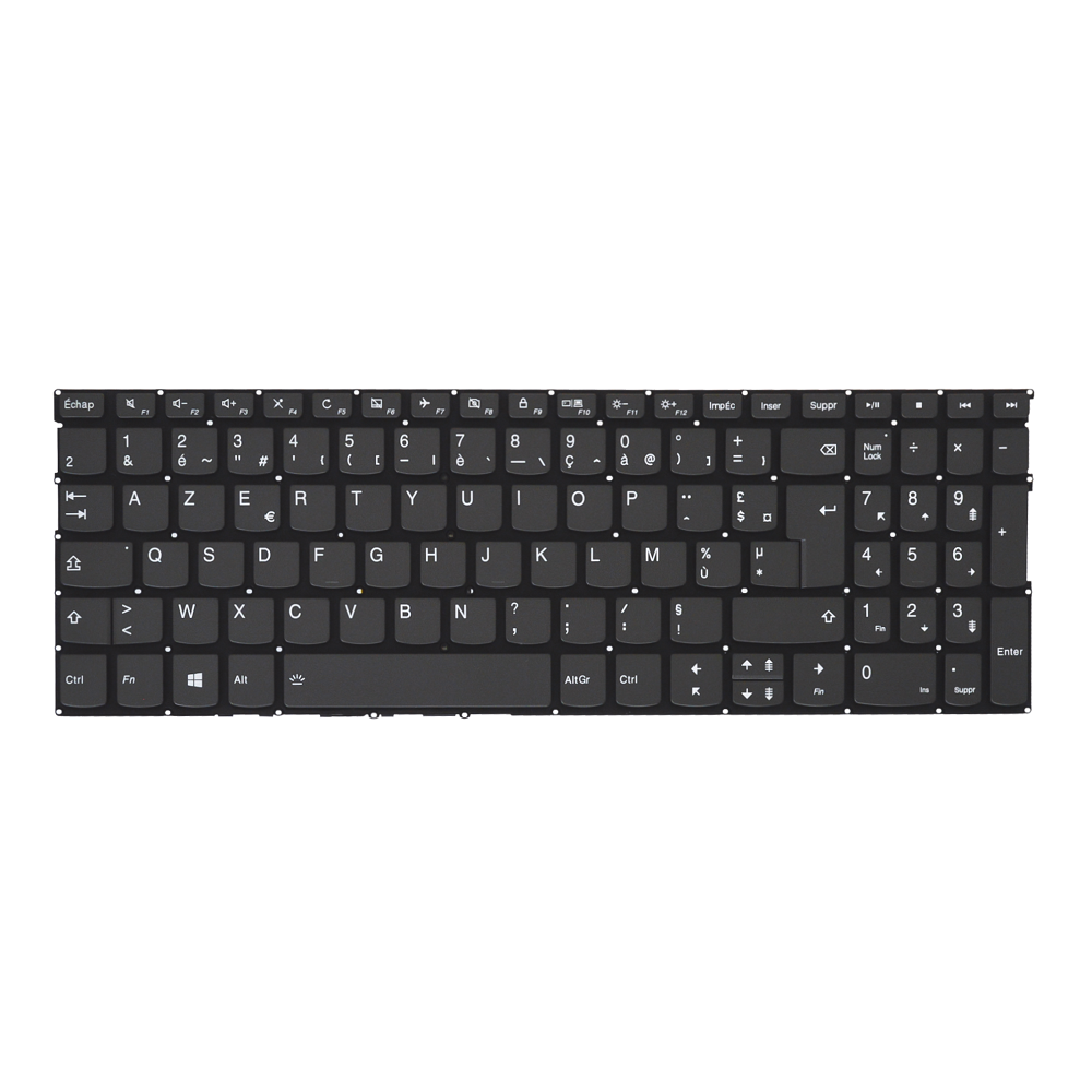 Clavier Azerty Français Pour Lenovo Ideapad 3-15ADA05 Rétroéclairage