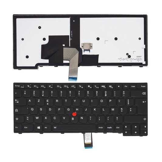 Clavier Azerty Français Pour Lenovo L440 L450 L470 avec Rétroéclairage