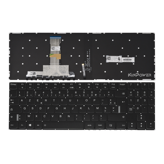 Clavier Azerty Français Compatible avec Lenovo Legion Y540-17IRH Rétro-éclairage