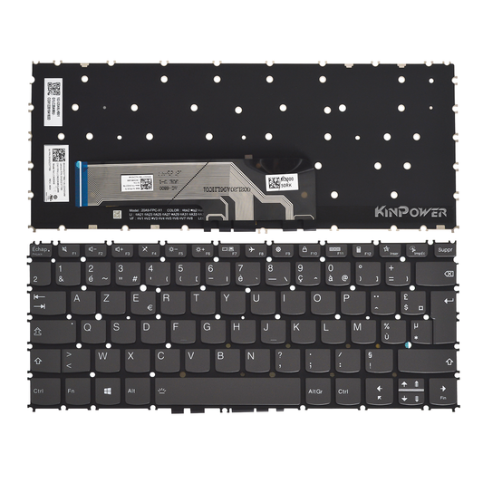 Clavier Azerty Français Compatible avec Lenovo Yoga Slim 7 13ITL5 Rétro-éclairage