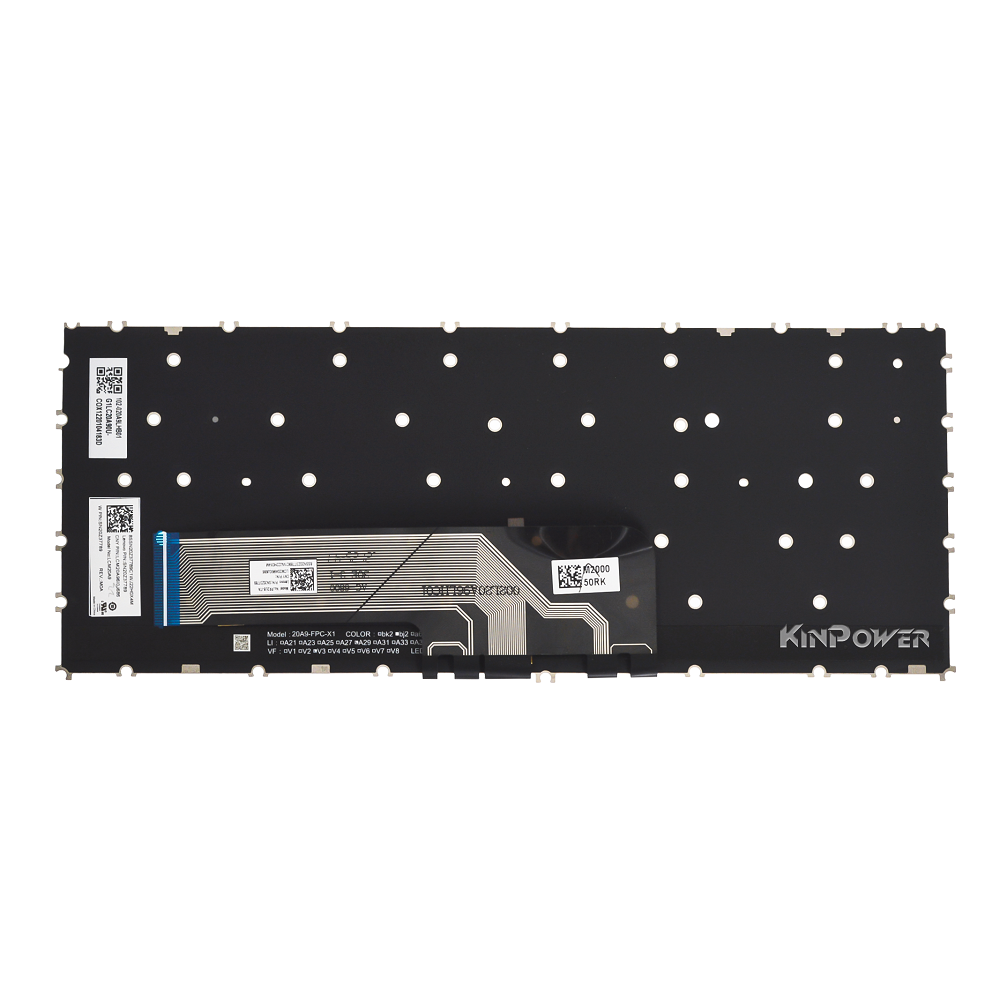 Clavier Azerty Français Compatible avec Lenovo Yoga Slim 7 13ITL5 Rétro-éclairage