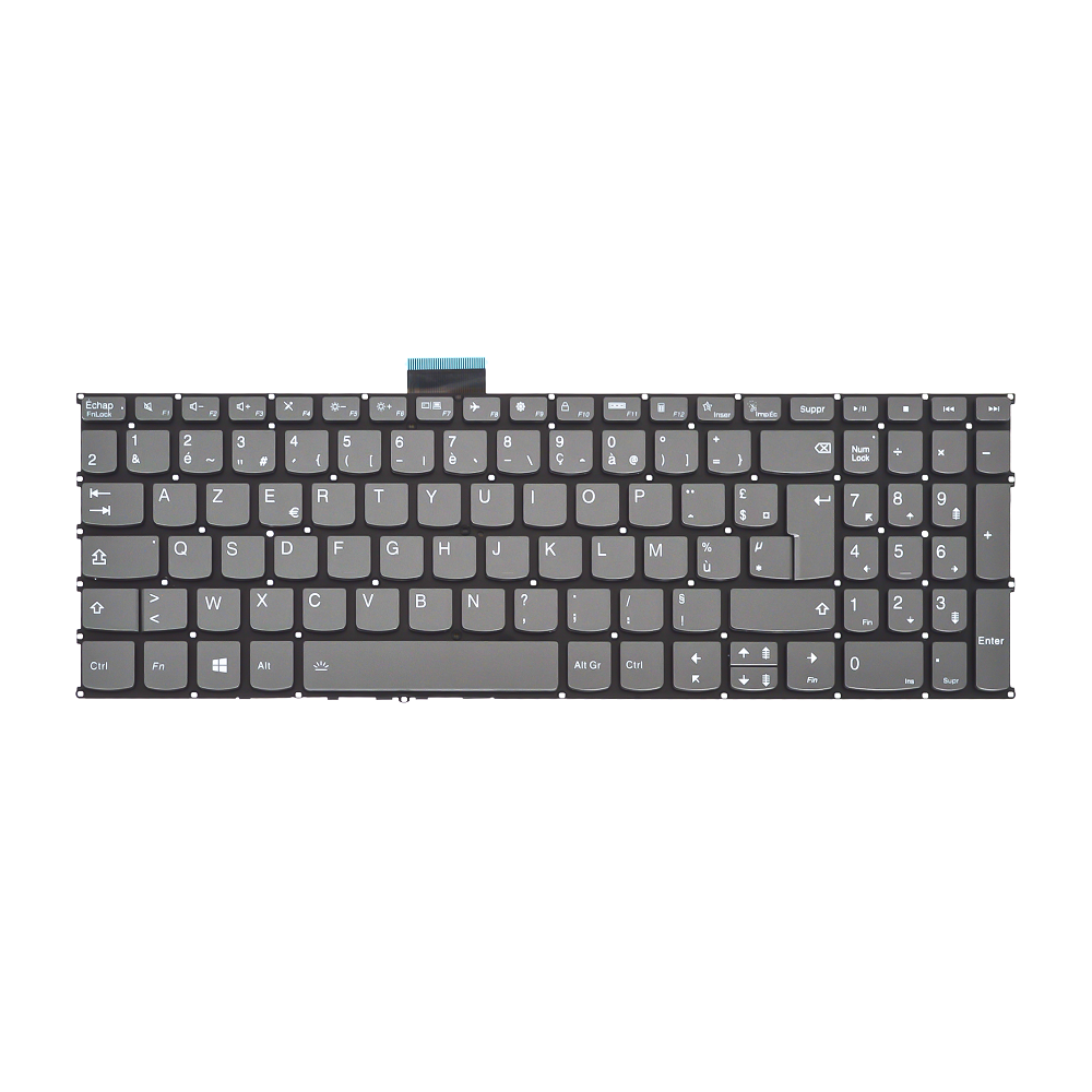 Clavier Azerty Français Compatible avec Lenovo IdeaPad 3 15ADA6 Rétro-éclairage