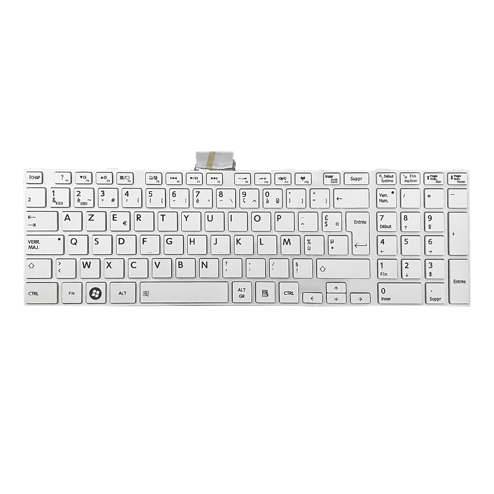 Clavier Azerty Français Pour Toshiba Satellite C50-A C50D-A C50T-A