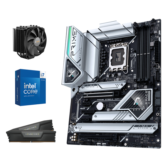 Kit d'évolution Intel-10 Core i7-14700KF - ASUS Prime Z790-A Wifi - Wifi 6E - BT 5.3 - 32Go DDR5