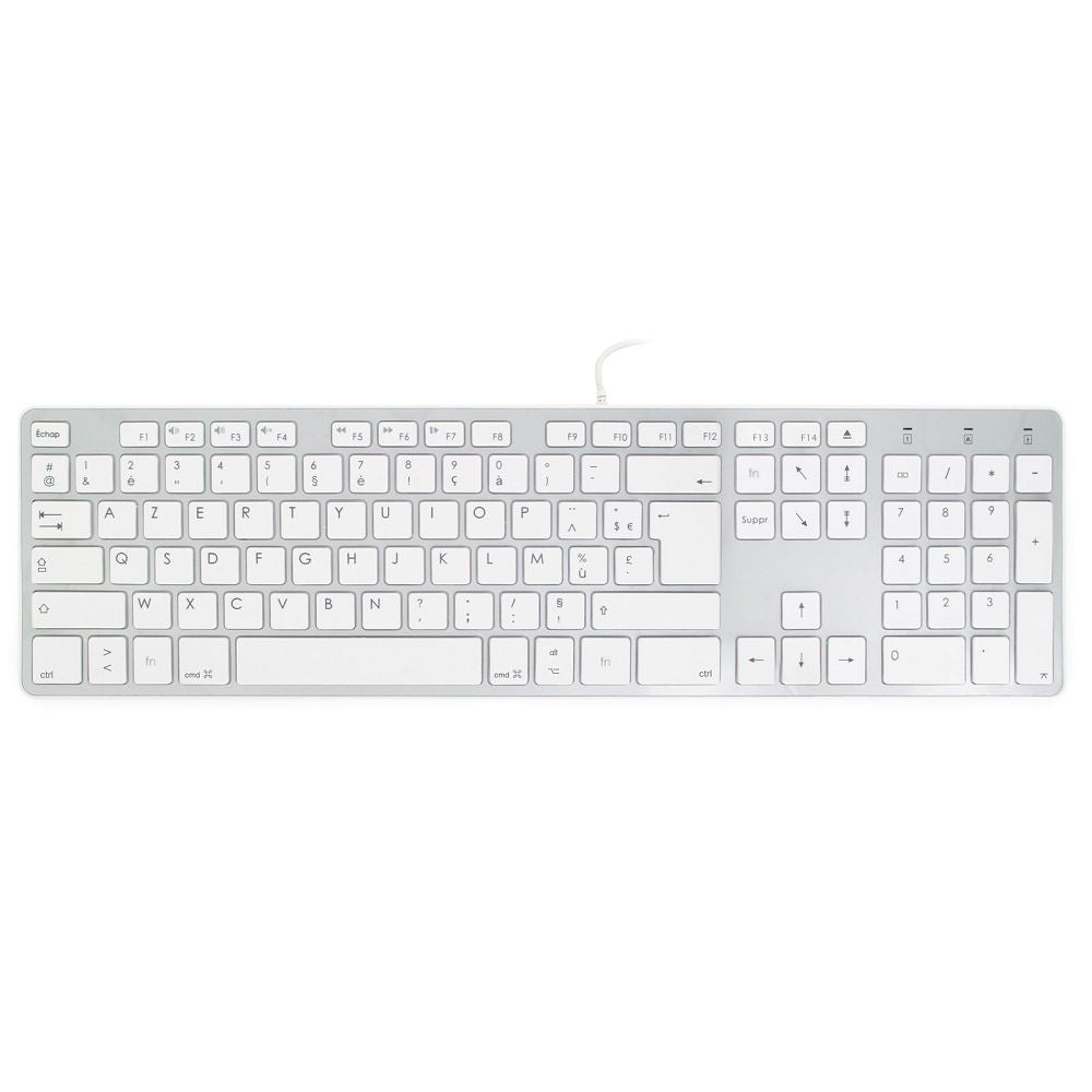 Clavier Azerty Mobility Lab ML300368 Ultra Fin pour Mac avec fil USB
