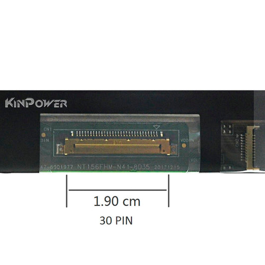 NV156FHM-N42 Dalle Ecran 15.6' LED Slim 30 Pin FHD Pour Ordinateur Portable