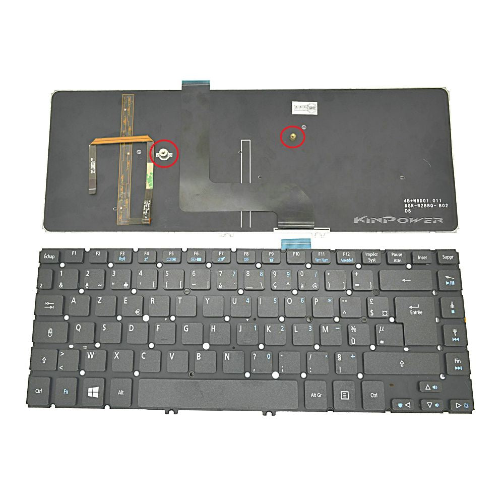 Clavier Azerty Français Pour Acer Aspire M5-481T