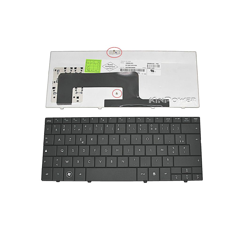 Clavier Azerty Français Pour HP COMPAQ MINI 1000 700