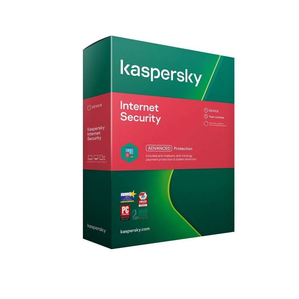 Kaspersky Internet Security 2021 1 Postes 1 An - Version Téléchargement