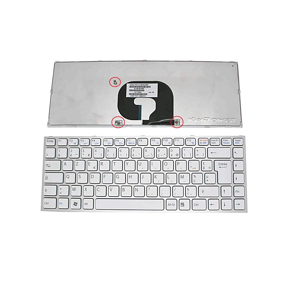 Clavier Azerty Français Pour Sony Vaio VPCY21M1R/SI VPCY21M1R/V