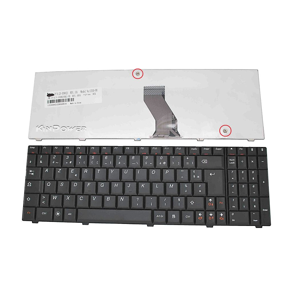 Clavier Azerty Français Pour Lenovo 3000 Series G560