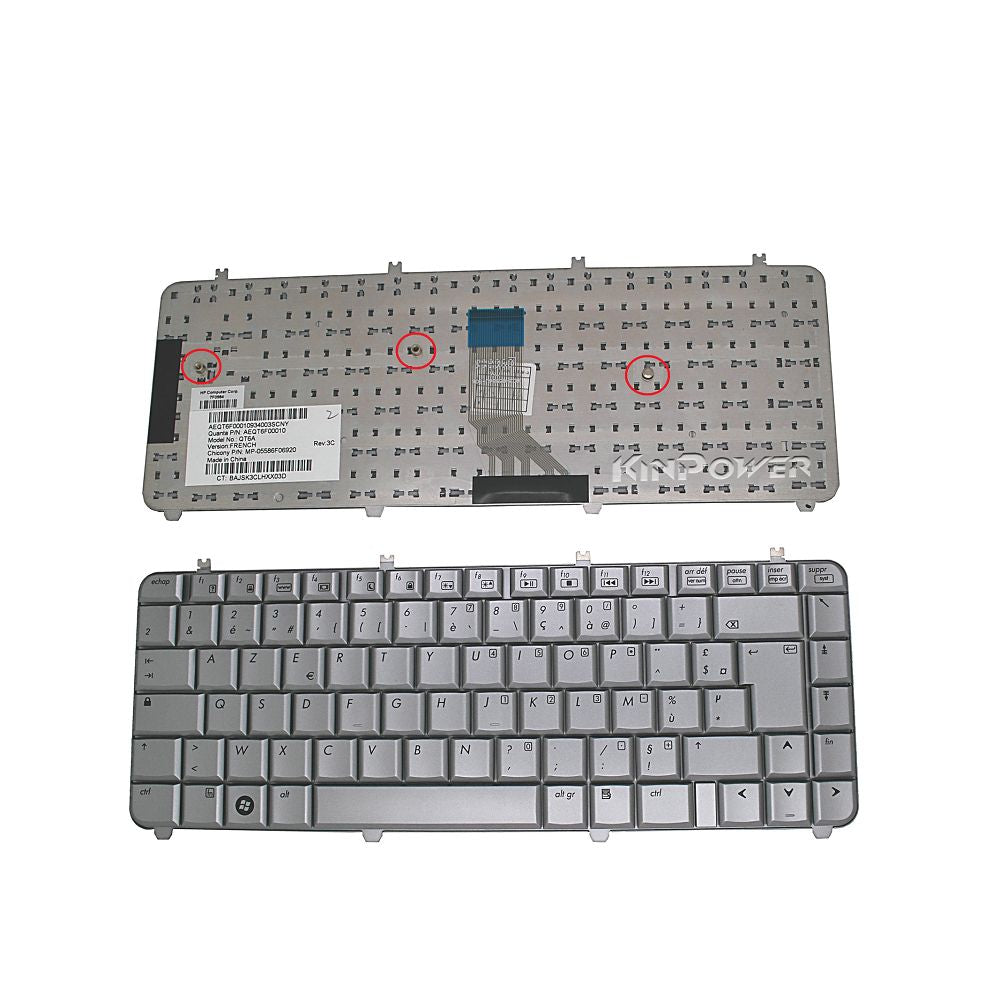 Clavier Azerty Français Pour HP Pavilion DV5-1000